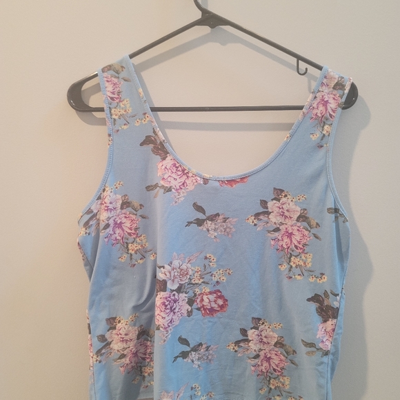 Rue 21 womens crop top floral zip close XL - Picture 7 of 11